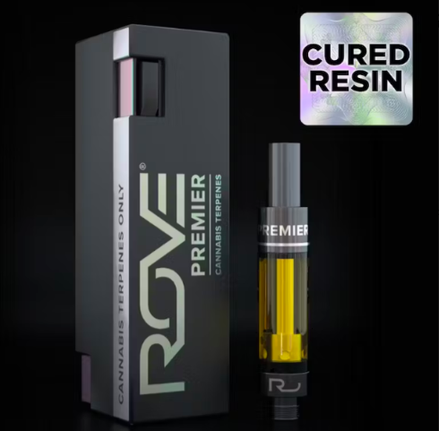 Tropical Apple Rove Cured Resin